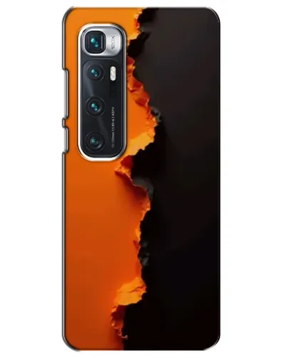 Чехол для Xiaomi Mi 10 Ultra с картинкой «Оранжевый разлом» Чехол для Xiaomi Mi 10 Ultra с картинкой «Оранжевый разлом»