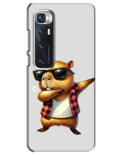 Чехол для Xiaomi Mi 10 Ultra с картинкой «Капибара рэпер даб»
