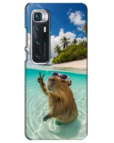 Чехол для Xiaomi Mi 10 Ultra с картинкой «Капибара на море»