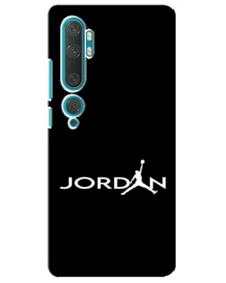 Чехол для Xiaomi Mi 10 с картинкой «Jordan White Logo»