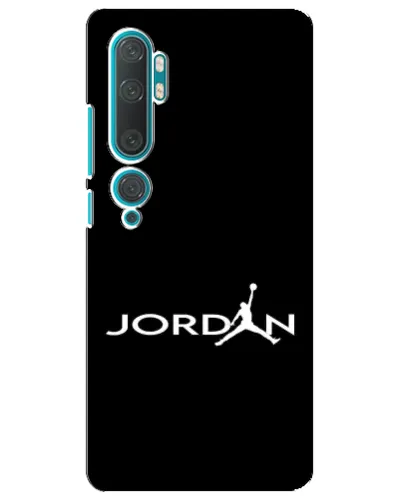 Чехол для Xiaomi Mi 10 с картинкой «Jordan White Logo»