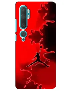 Чехол для Xiaomi Mi 10 с картинкой «Jordan Red Smoke»