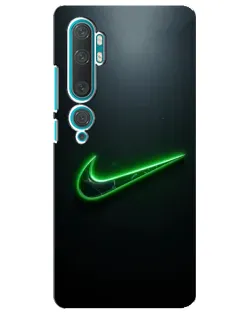 Чохол для Xiaomi Mi 10 з картинкою «Неоновий контур Nike» Чохол для Xiaomi Mi 10 з картинкою «Неоновий контур Nike»