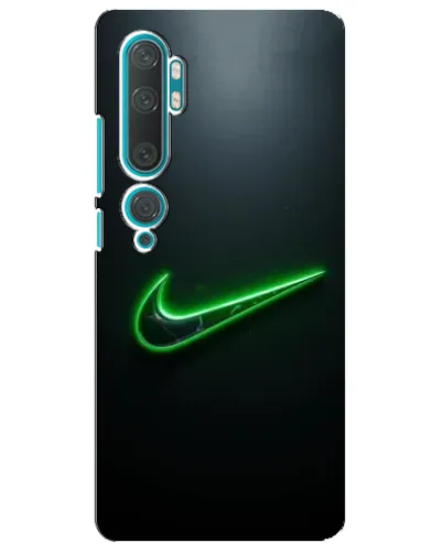 Чехол для Xiaomi Mi 10 с картинкой «Неоновый контур Nike» Чехол для Xiaomi Mi 10 с картинкой «Неоновый контур Nike»