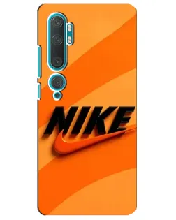 Чехол для Xiaomi Mi 10 с картинкой «Оранжевый драйв Nike» Чехол для Xiaomi Mi 10 с картинкой «Оранжевый драйв Nike»