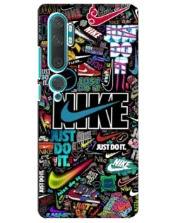 Чехол для Xiaomi Mi 10 с картинкой «Яркий коллаж Nike» Чехол для Xiaomi Mi 10 с картинкой «Яркий коллаж Nike»