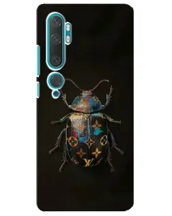 Чехол для Xiaomi Mi 10 с картинкой «LV — мраморный принт»