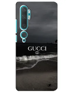 Чехол для Xiaomi Mi 10 с картинкой «Gucci — морской прибой»