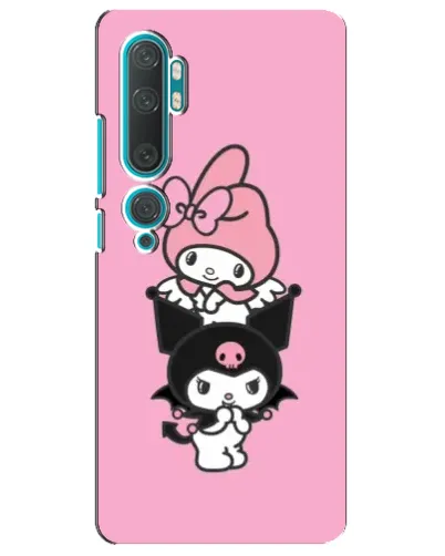 Чехол для Xiaomi Mi 10 с картинкой «My Melody и Kuromi»