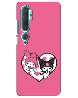 Чохол для Xiaomi Mi 10 з картинкою «Kuromi та My Melody»