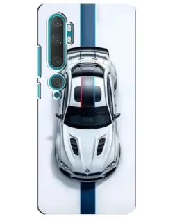 Чехол для Xiaomi Mi 10 с картинкой «Вид сверху — BMW M»