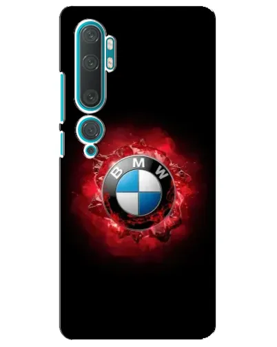 Чехол для Xiaomi Mi 10 с картинкой «Логотип BMW — вспышка»