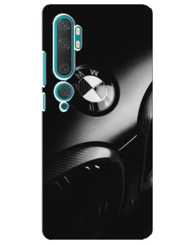 Чехол для Xiaomi Mi 10 с картинкой «Эмблема BMW — макро»