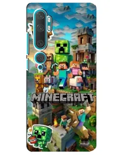 Чохол для Xiaomi Mi 10 з картинкою «Замок Minecraft»