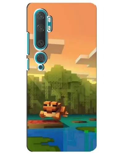 Чехол для Xiaomi Mi 10 с картинкой «Майнкрафт закат солнца» Чехол для Xiaomi Mi 10 с картинкой «Майнкрафт закат солнца»