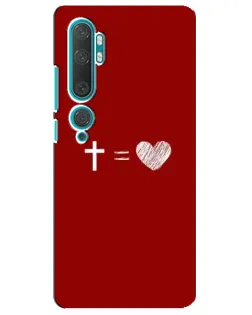 Чохол для Xiaomi Mi 10 з картинкою «Рівняння любові»