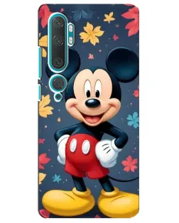 Чехол для Xiaomi Mi 10 с картинкой «Осенний Mickey Mouse»