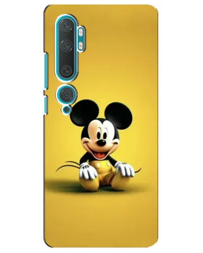 Чехол для Xiaomi Mi 10 с картинкой «Микки на желтом»