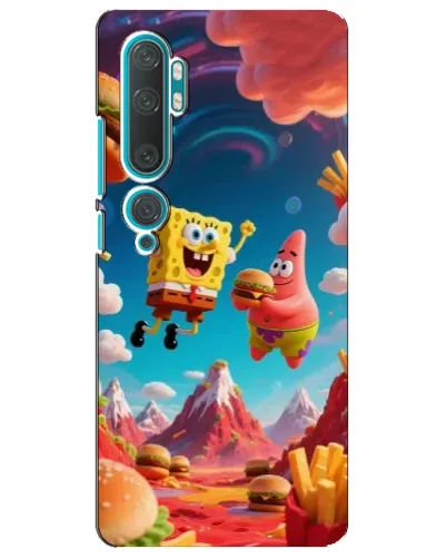 Чехол для Xiaomi Mi 10 с картинкой «Космический фастфуд» Чехол для Xiaomi Mi 10 с картинкой «Космический фастфуд»