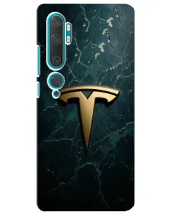 Чохол для Xiaomi Mi 10 з картинкою «Мармурова Tesla Gold» Чохол для Xiaomi Mi 10 з картинкою «Мармурова Tesla Gold»