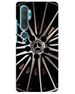 Чехол для Xiaomi Mi 10 с картинкой «Диск Mercedes»