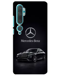 Чехол для Xiaomi Mi 10 с картинкой «Mercedes — решетка радиатора»