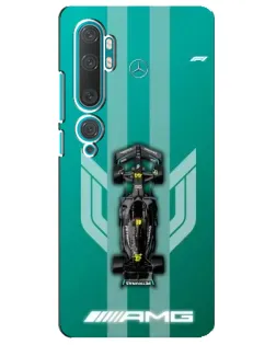 Чехол для Xiaomi Mi 10 с картинкой «Mercedes AMG Petronas»