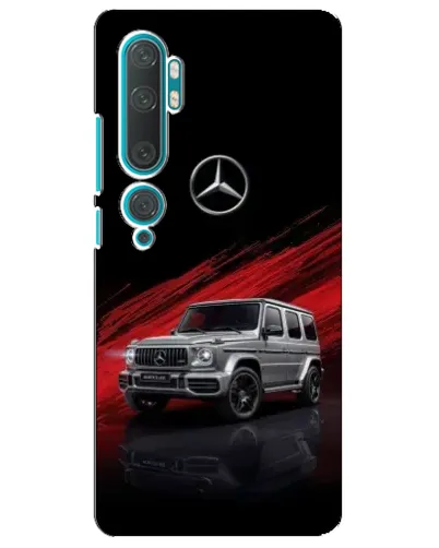 Чехол для Xiaomi Mi 10 с картинкой «Mercedes G-Class красный»