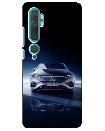Чехол для Xiaomi Mi 10 с картинкой «Ночной Mercedes EQ»