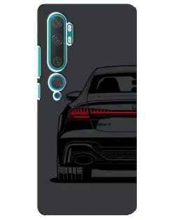 Чехол для Xiaomi Mi 10 с картинкой «Задняя часть Audi — арт»