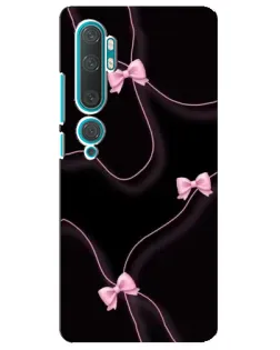 Чехол для Xiaomi Mi 10 с картинкой «Розовые ленты»