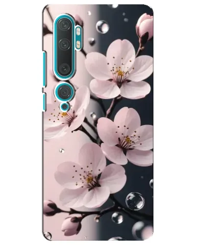 Чехол для Xiaomi Mi 10 с картинкой «Нежная сакура и капли» Чехол для Xiaomi Mi 10 с картинкой «Нежная сакура и капли»