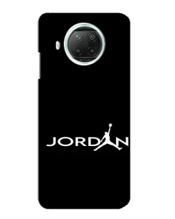 Чехол для Xiaomi Mi 10i с картинкой «Jordan White Logo»