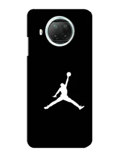 Чехол для Xiaomi Mi 10i с картинкой «Jordan Silhouette»