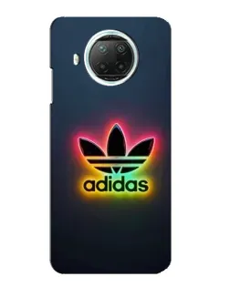 Чехол для Xiaomi Mi 10i с картинкой «Неоновый Adidas»