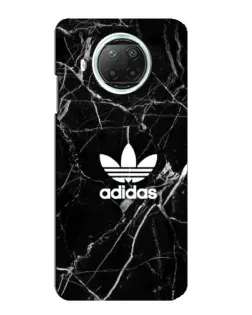 Чехол для Xiaomi Mi 10i с картинкой «Белый мрамор Adidas»