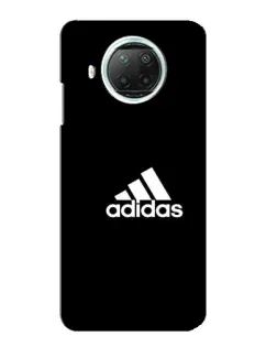 Чехол для Xiaomi Mi 10i с картинкой «Черная классика Adidas»