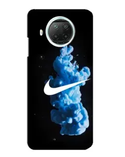 Чехол для Xiaomi Mi 10i с картинкой «Nike и синий дым»