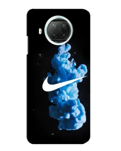 Чехол для Xiaomi Mi 10i с картинкой «Nike и синий дым» Чехол для Xiaomi Mi 10i с картинкой «Nike и синий дым»