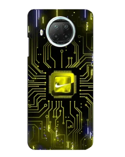 Чехол для Xiaomi Mi 10i с картинкой «Nike — золотая искра» Чехол для Xiaomi Mi 10i с картинкой «Nike — золотая искра»