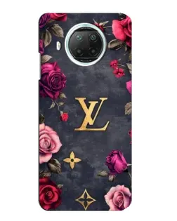 Чехол для Xiaomi Mi 10i с картинкой «Цветочный Louis Vuitton»