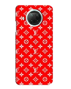 Чехол для Xiaomi Mi 10i с картинкой «Яркий паттерн LV»