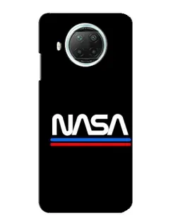 Чехол для Xiaomi Mi 10i с картинкой «NASA — классика Red Blue»