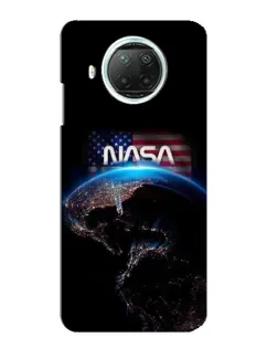 Чехол для Xiaomi Mi 10i с картинкой «Земля из космоса NASA»
