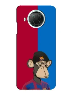 Чехол для Xiaomi Mi 10i с картинкой «Bored Ape — фанат Барсы» Чехол для Xiaomi Mi 10i с картинкой «Bored Ape — фанат Барсы»