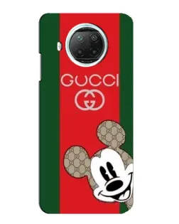 Чехол для Xiaomi Mi 10i с картинкой «Gucci — полосы и Микки» Чехол для Xiaomi Mi 10i с картинкой «Gucci — полосы и Микки»