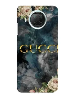 Чехол для Xiaomi Mi 10i с картинкой «Абстрактные цветы Gucci» Чехол для Xiaomi Mi 10i с картинкой «Абстрактные цветы Gucci»