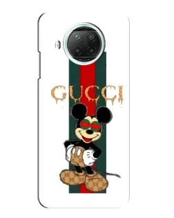 Чехол для Xiaomi Mi 10i с картинкой «Микки Маус Gucci — полосы» Чехол для Xiaomi Mi 10i с картинкой «Микки Маус Gucci — полосы»