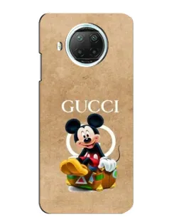 Чехол для Xiaomi Mi 10i с картинкой «Микки Маус Gucci — крафт» Чехол для Xiaomi Mi 10i с картинкой «Микки Маус Gucci — крафт»