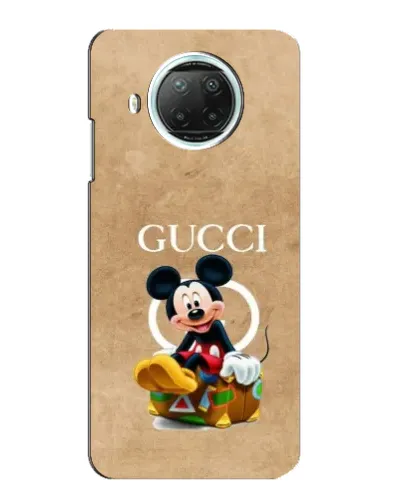 Чехол для Xiaomi Mi 10i с картинкой «Микки Маус Gucci — крафт» Чехол для Xiaomi Mi 10i с картинкой «Микки Маус Gucci — крафт»